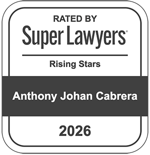 Super Lawyers Badges Anthony Cabrera